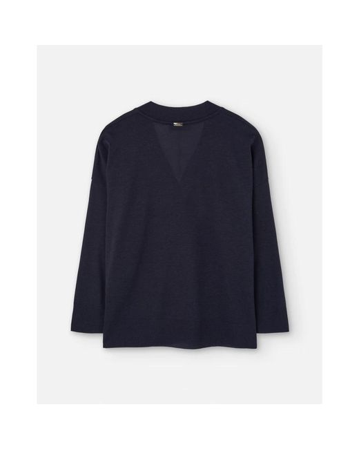 Herno V-Neck Truien in het Blue