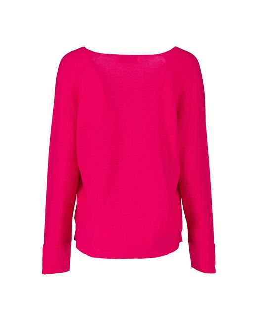 Gran Sasso Pink V-Neck Knitwear