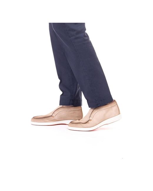 Santoni Pink Ankle Boots for men