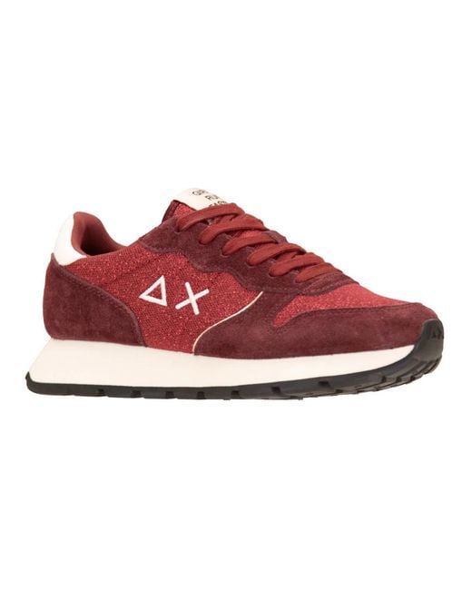 Sun 68 Red Sneakers