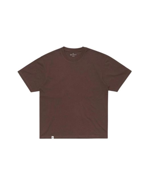 Edwin Oversize Basic T-Shirt in het Brown voor heren