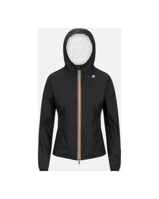 K-Way Lily Plus.2 Reversible Jacket in het White