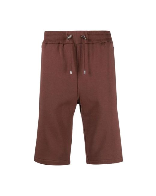 Balmain Brown Casual Shorts for men