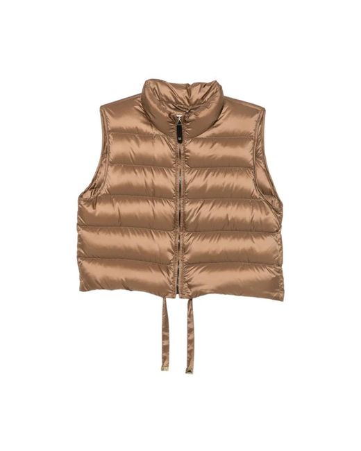 Max Mara Brown Waistcoats