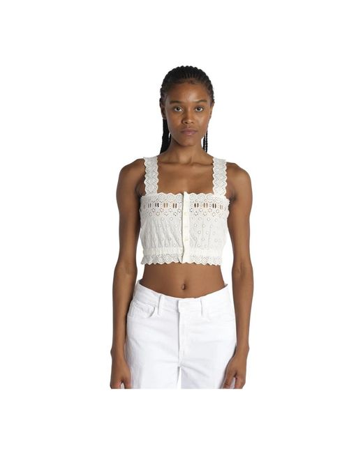 Tops > sleeveless tops Louise Misha en coloris White