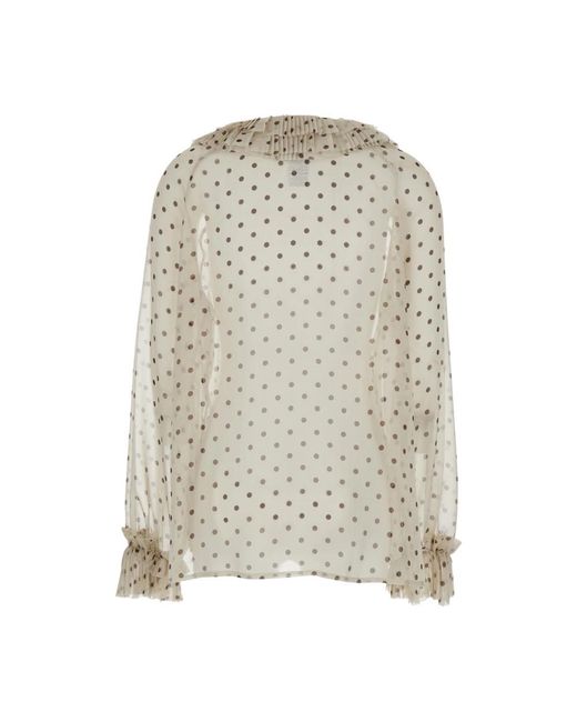P.A.R.O.S.H. Pallina Blouse in het Natural
