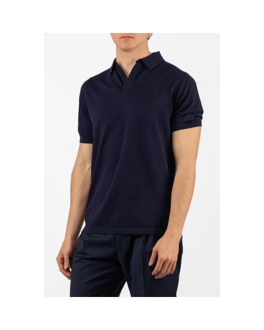 Mc2 Saint Barth Blue Polo Shirts for men
