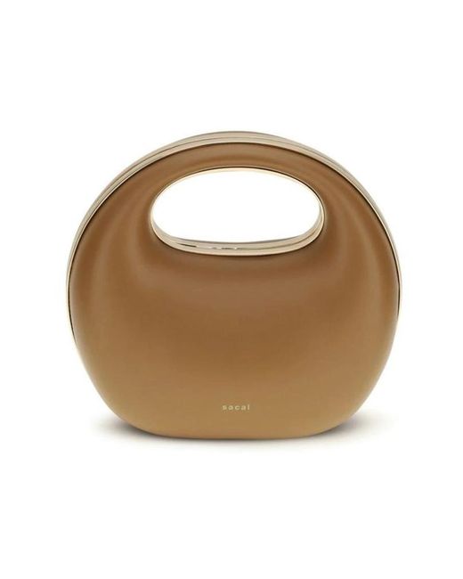 Sacai Brown Handbags