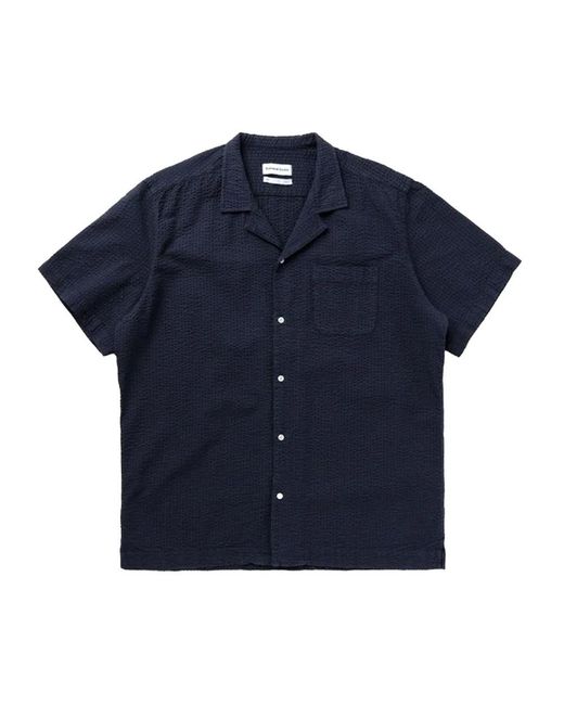 Edmmond Studios Blue Short Sleeve Shirts for men