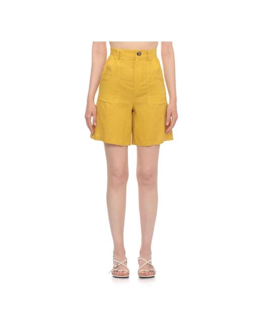 Marella Emme Shorts in het Yellow