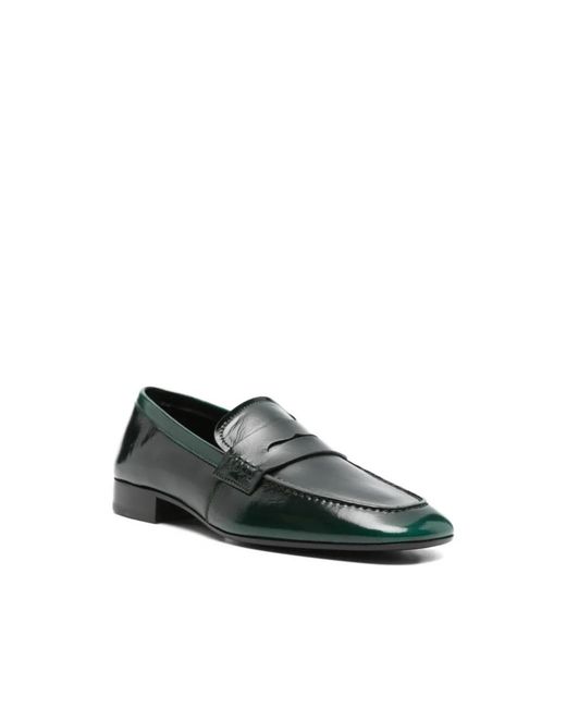 Dries Van Noten Green Loafers