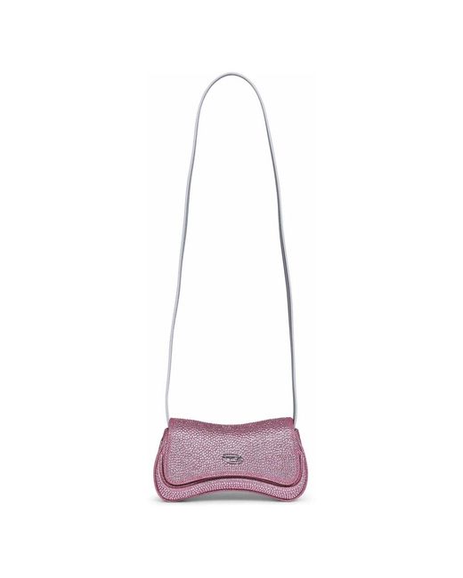 DIESEL Purple Cross Body Bags