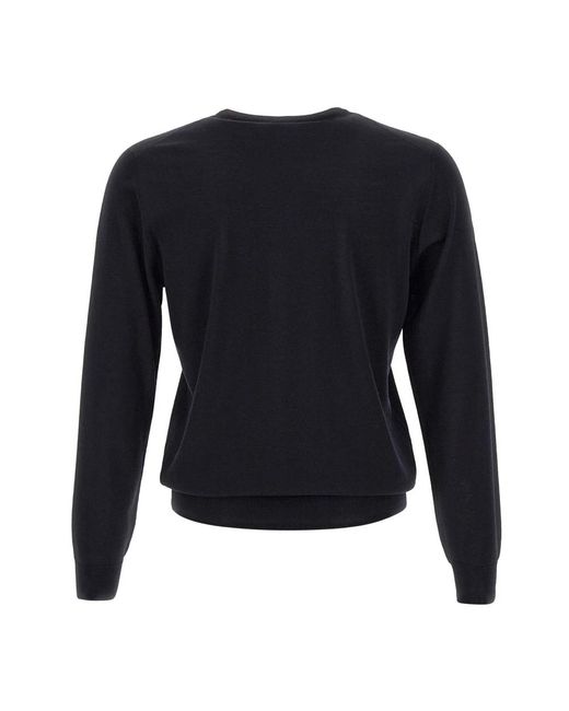 FILIPPO DE LAURENTIIS Blue Round-Neck Knitwear for men