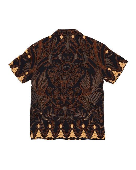 DOLLY NOIRE Black Short Sleeve Shirts for men