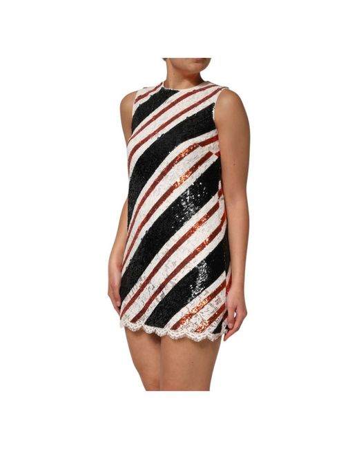 Dolce & Gabbana Black Short Dresses