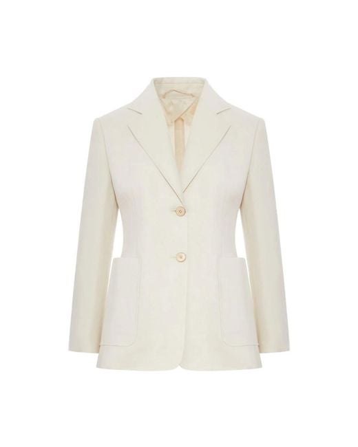 Max Mara White Blazers