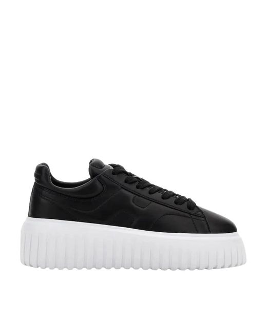 Zapatillas h-stripes negras Hogan de color Black