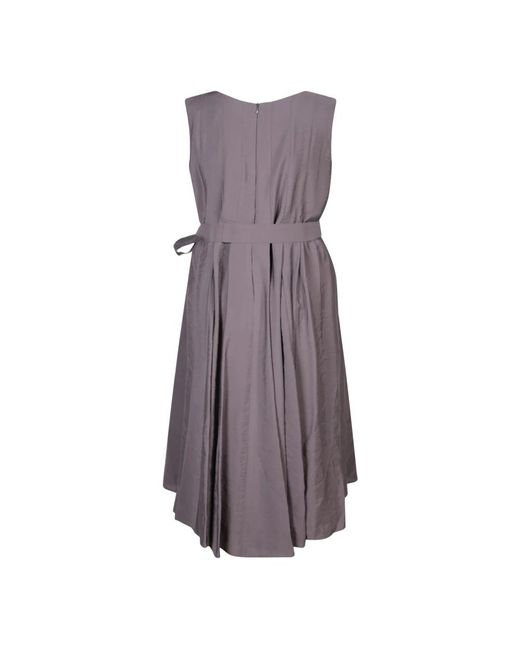 Blanca Vita Purple Midi Dresses