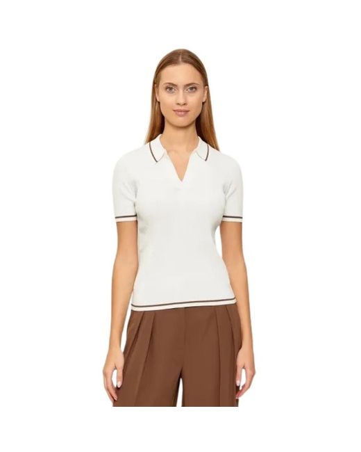 ARMANI EXCHANGE Polo Van Technische Stof in het White