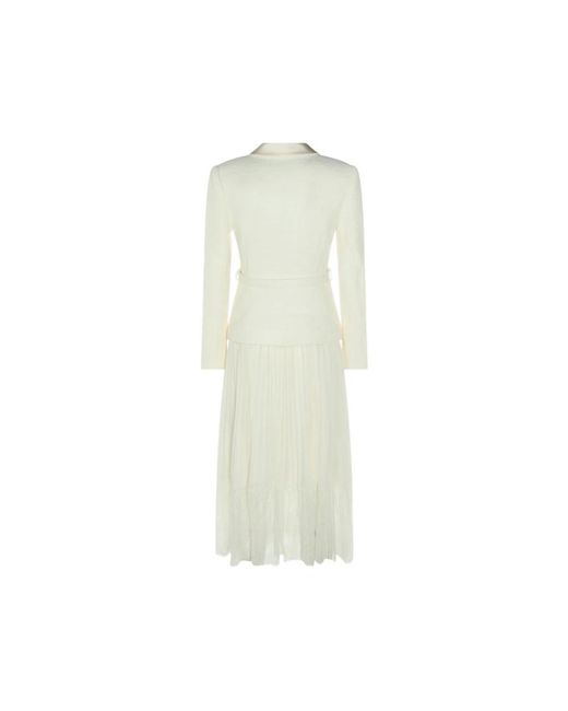 Self-Portrait White Maxi Dresses