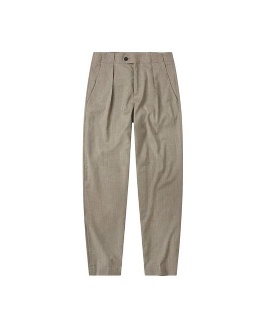 Closed Gray Straight Trousers