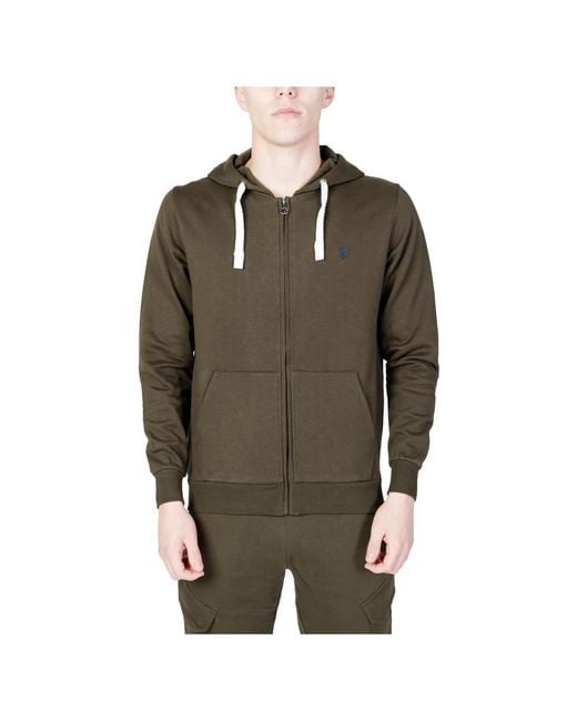 Zip-Throughs di U.S. POLO ASSN. in Green da Uomo