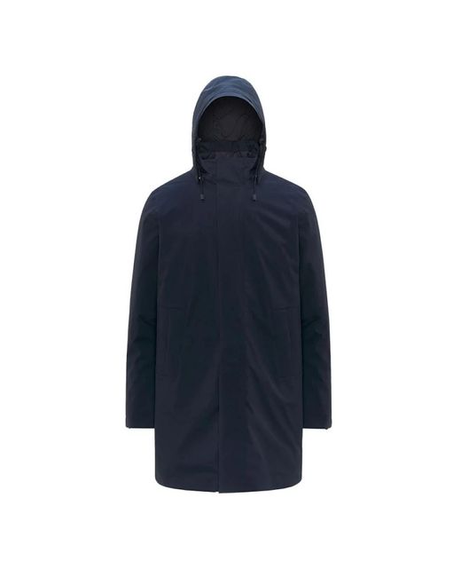 K-Way Jassen ,Blauw ,Polyester Thomal Bonded Padded in het Blue voor heren