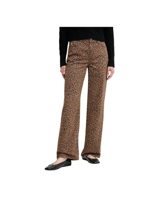 Flared Jeans DKNY en coloris Brown