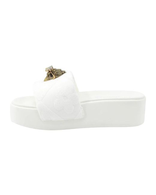 Kurt Geiger White Slider