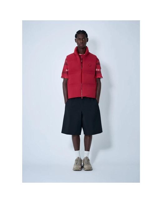 Moncler Red Vests for men