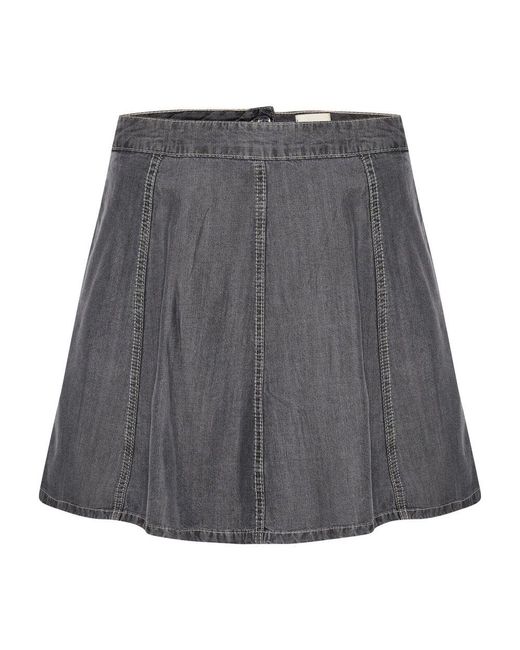 My Essential Wardrobe Gray Short Skirts