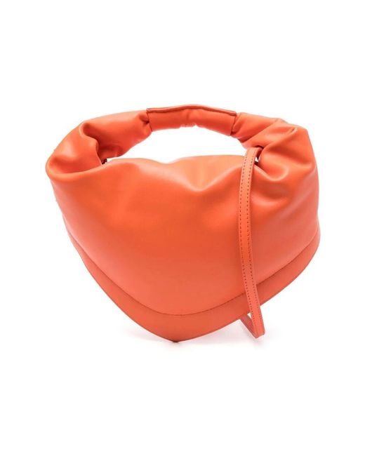 FEDERICO CINA Orange Geranium Top-Griff Schultertasche