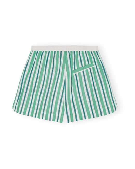 Ganni Green Shorts