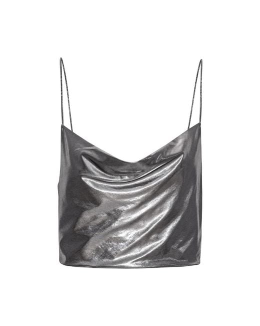 ROTATE BIRGER CHRISTENSEN Sleeveless Tops in het Gray