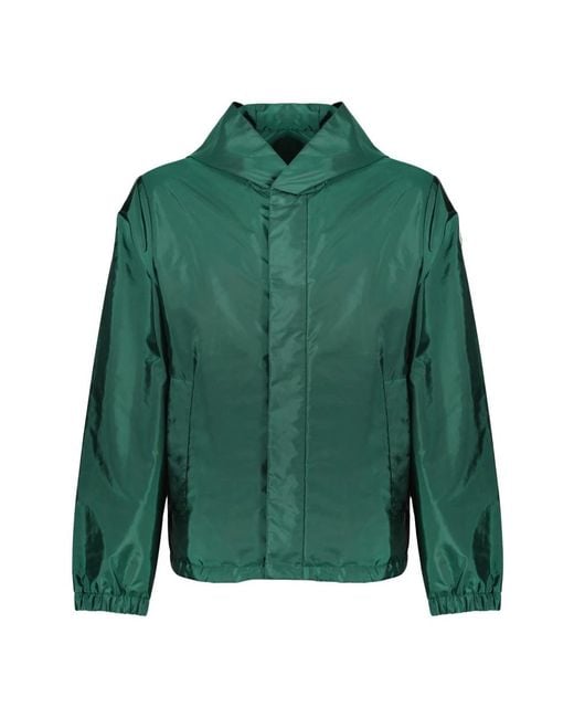 Moncler Green Rain Jackets for men