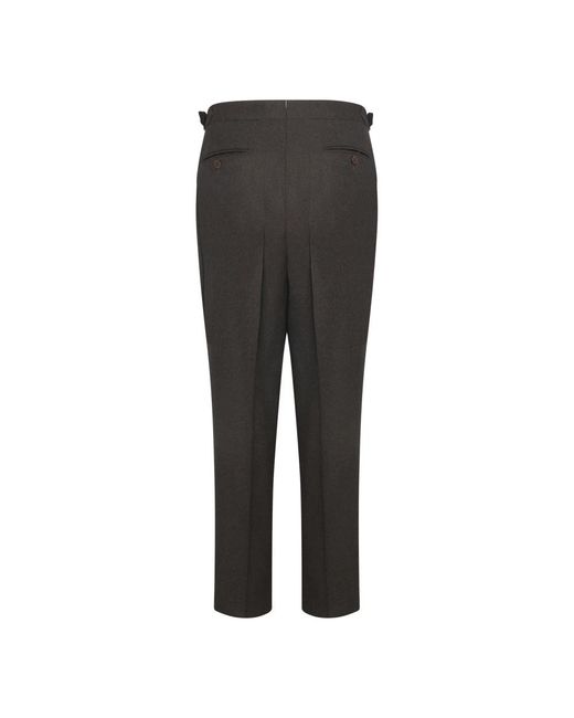 Franzese Collection Gray Slim-Fit Trousers for men