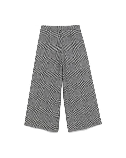Vivetta Gray Wide Trousers