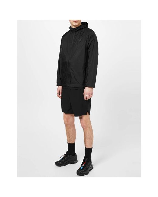 Castore Jassen ,Zwart ,Flyweight Onyx Jas Rits Logo in het Black voor heren
