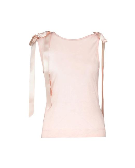 Sleeveless Tops Simone Rocha de color Pink