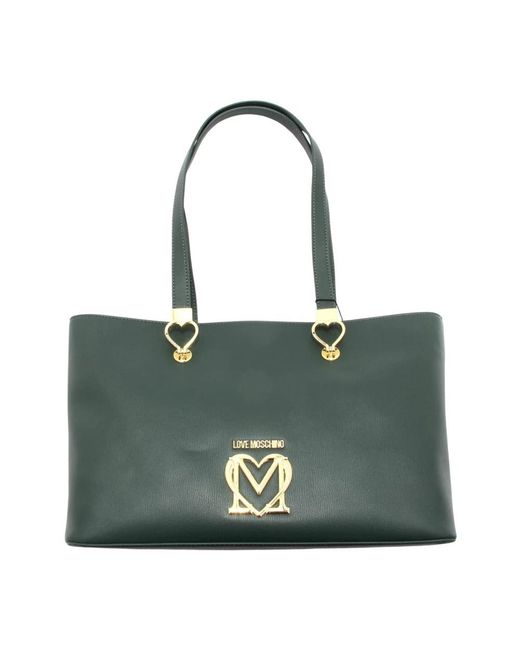 Moschino Green Shoulder Bags