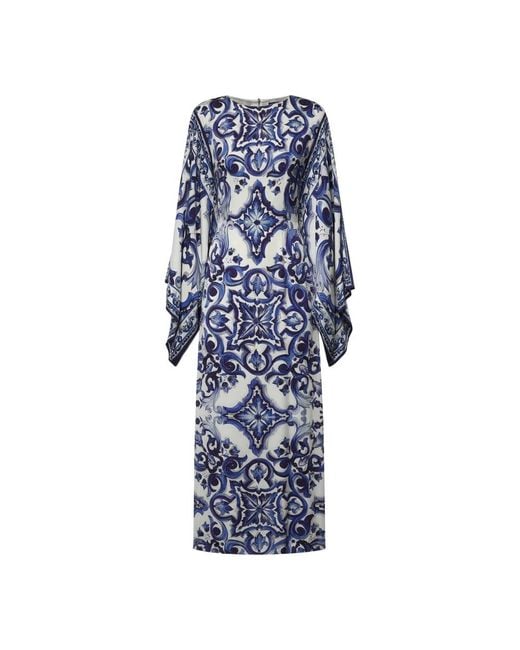 Dolce & Gabbana Blue Maxi Dresses