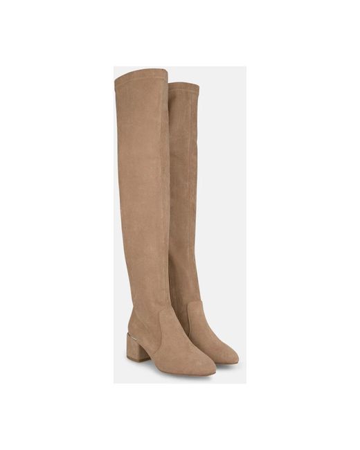 Alma En Pena. Brown Over-The-Knee Boots