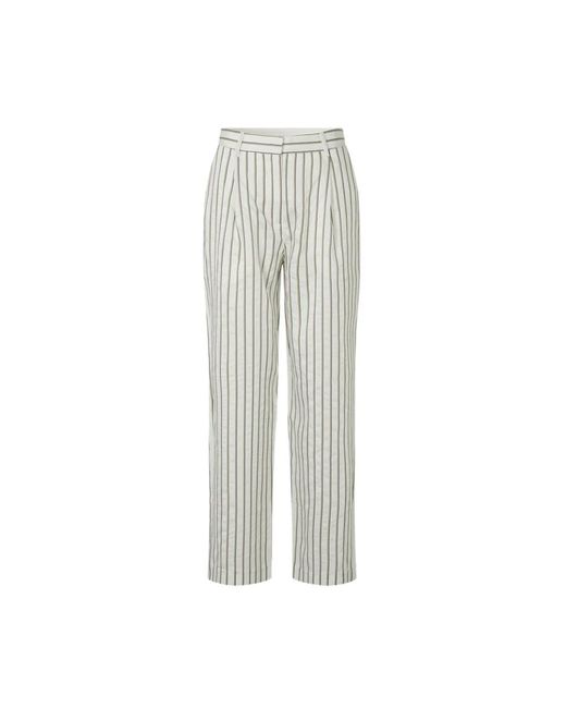 Samsøe & Samsøe Gray Straight Trousers