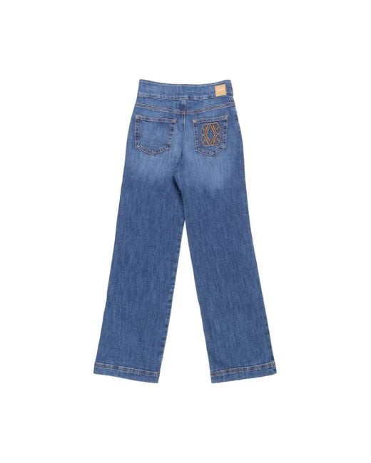 Nenette Blue Gerades Jeans