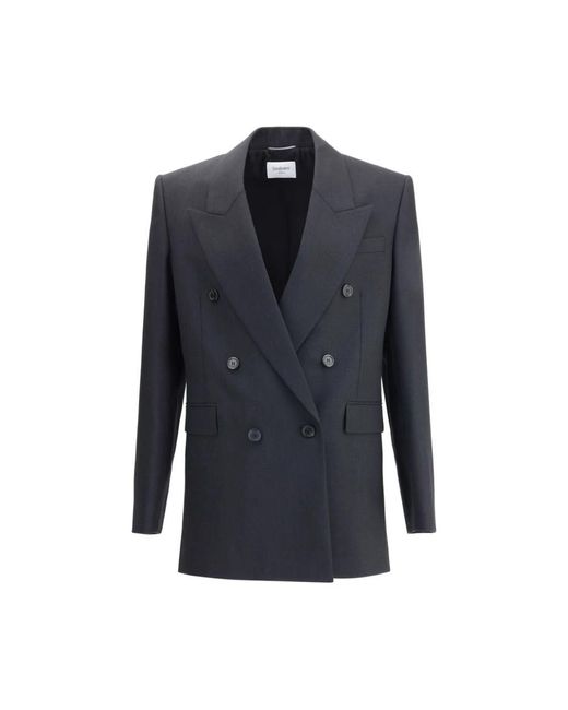 Saint Laurent Blazers in het Blue voor heren