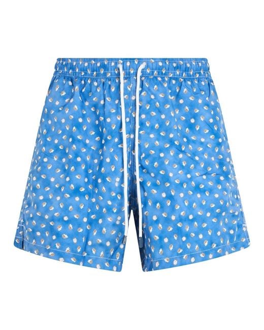 Fedeli Blue Beachwear for men