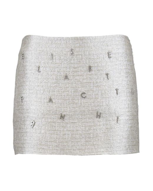 Elisabetta Franchi Short Skirts in het Gray