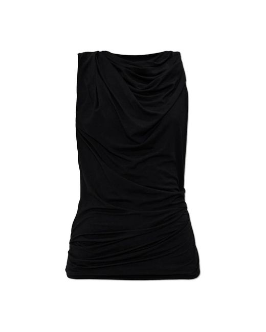 Entire studios Black Sleeveless Tops