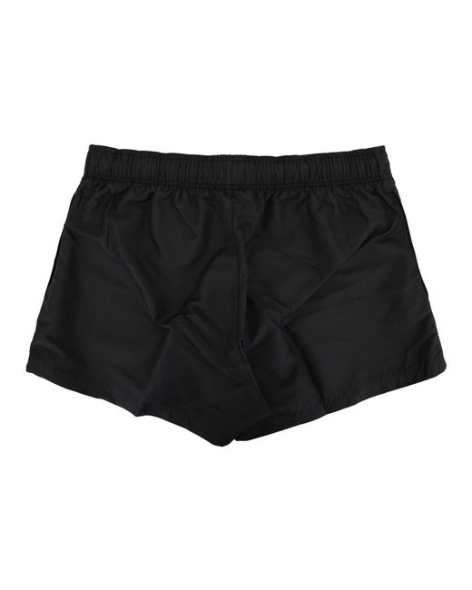 Versace Badmode ,Zwart ,Polyester Boxershort Zwemkleding Met Logo Detail in het Black voor heren