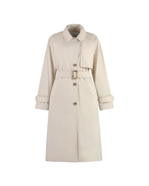 Woolrich Natural Trench Coats